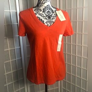 Orange V Neck Tee - Medium - Universal Thread NWT